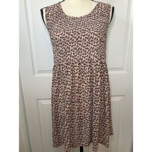 Siren Lily Maternity‎ Sleeveless Bows Dress Womens Med Style MT5264